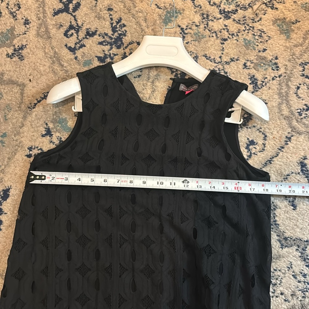 Black Vince Cammarota eyelet lace high low top sz S - Picture 4 of 8